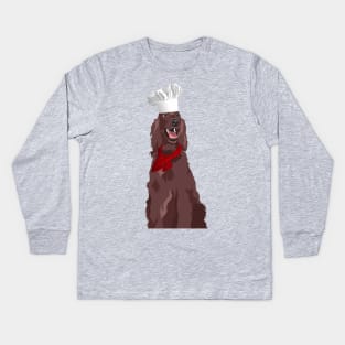 Chef Irish Red Setter Dog T-Shirt for Dog Lovers Kids Long Sleeve T-Shirt